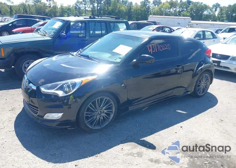 2013 Hyundai Veloster Mix z USA, uszkodzony, nr VIN KMHTC6AD1DU131151